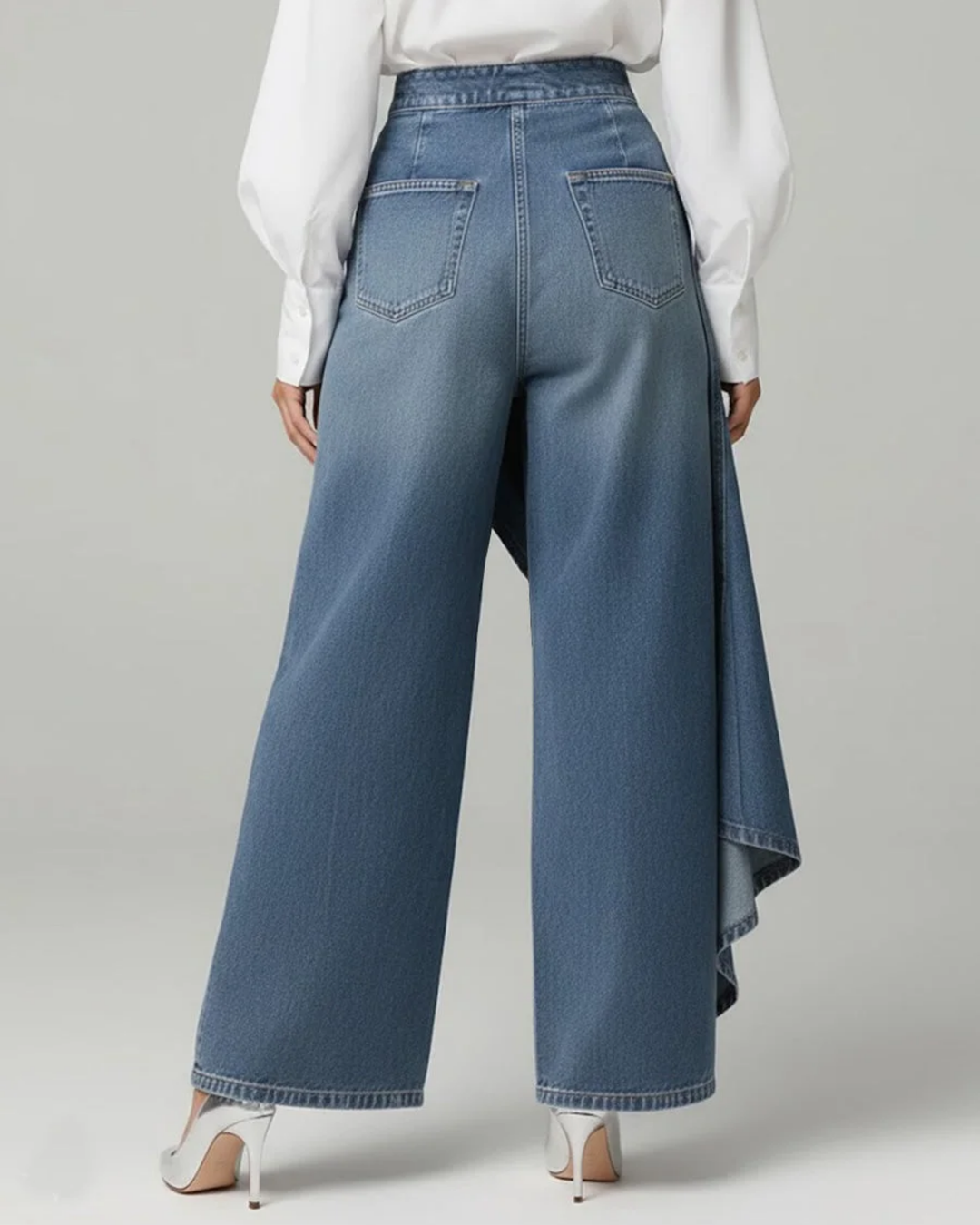 Calvra™ Denim Wrap Trousers