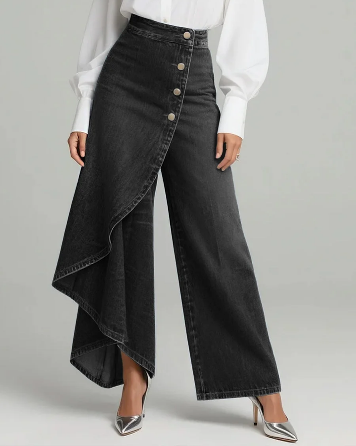 Calvra™ Denim Wrap Trousers