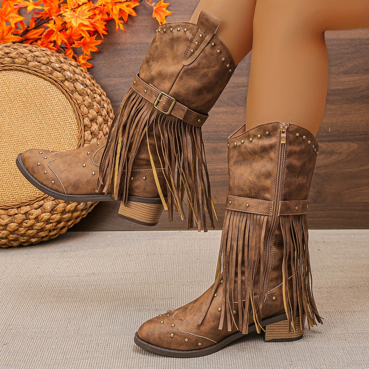 Cheyenne | Vintage Tassel Cowboy Boots