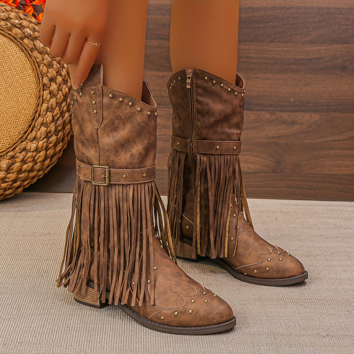Cheyenne | Vintage Tassel Cowboy Boots