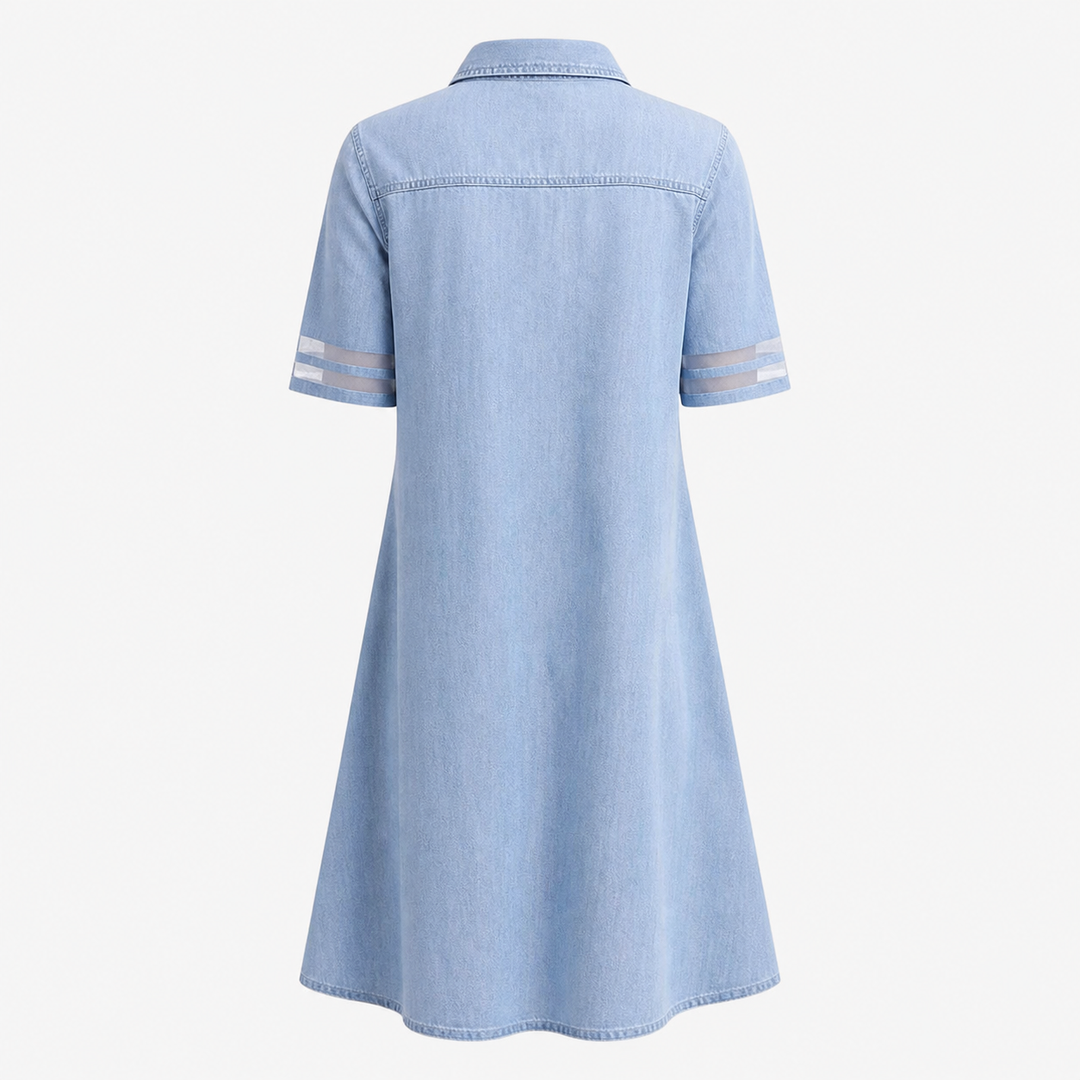 Brittany | Figure Flattering Denim Dress
