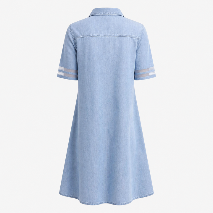Brittany | Figure Flattering Denim Dress