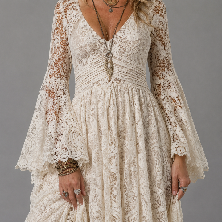 Lois™ | Comfortable Vintage Mermaid Maxi Dress