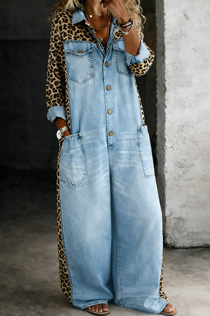 Amanda™ | One Piece Shirt Jumpsuit