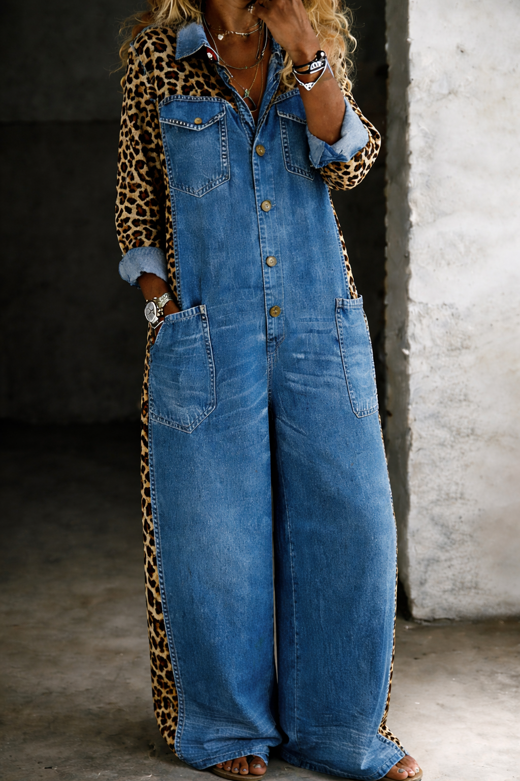 Amanda™ | One Piece Shirt Jumpsuit