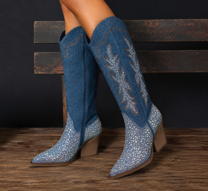 Kaelyn | Sparkling Western Luxe Boots