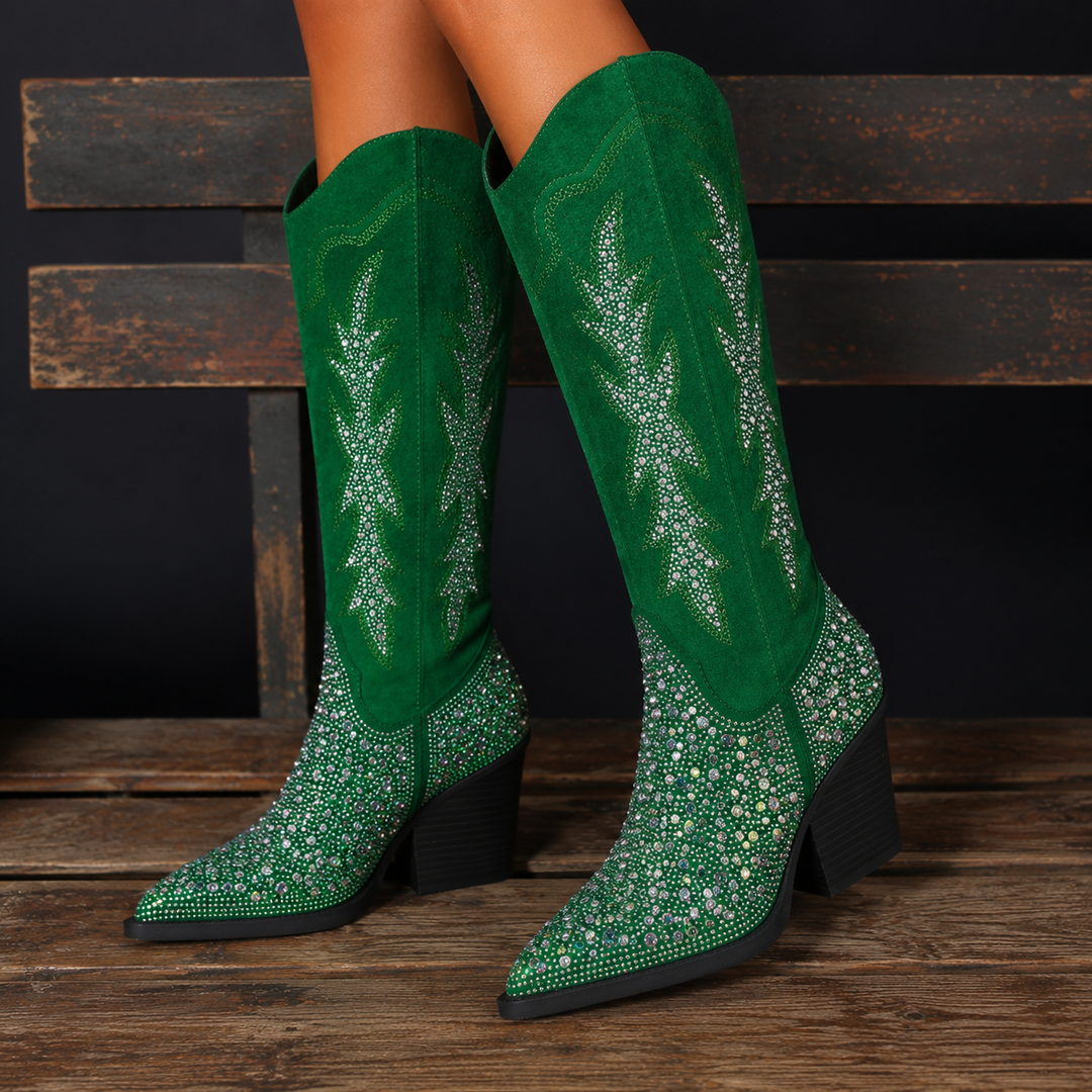 Kaelyn | Sparkling Western Luxe Boots