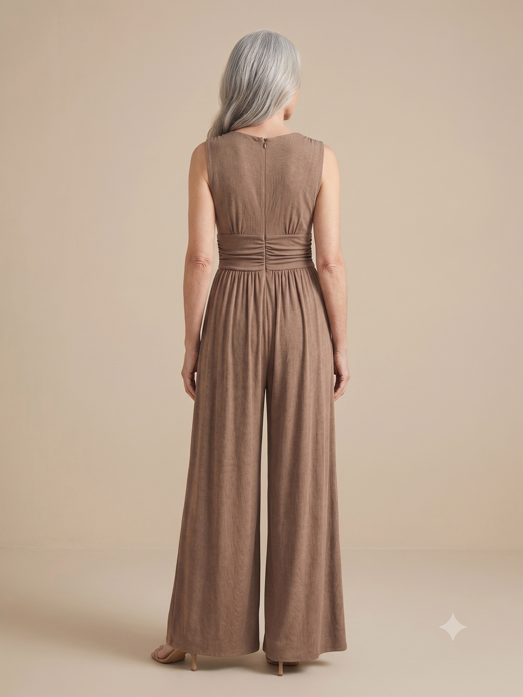 CHARITY – Chic Sleeveless Wide-Leg Jumpsuit