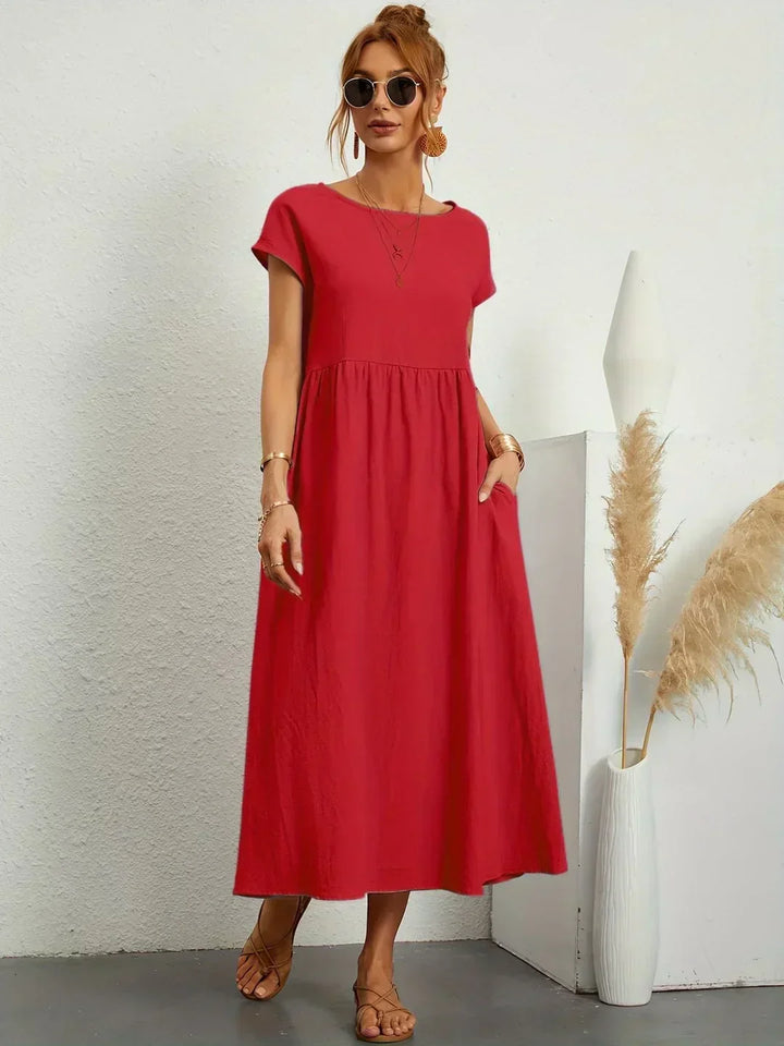SEGOVIA | Effortless Midi Dress with Timeless Elegance