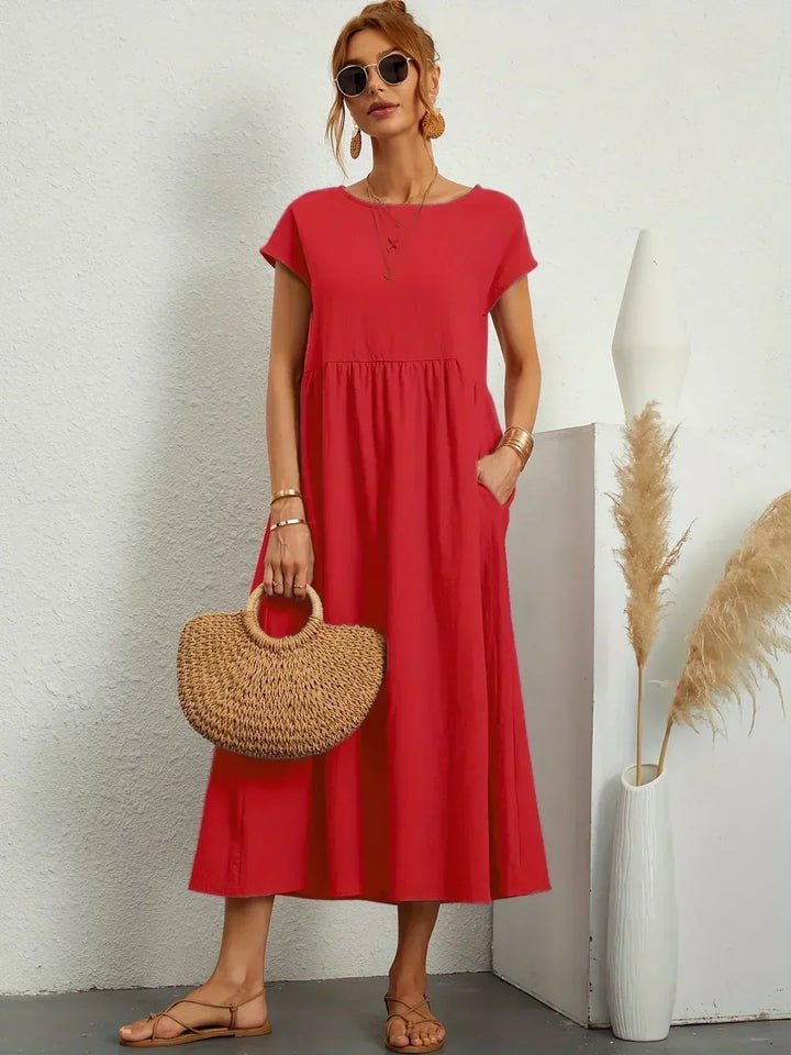 SEGOVIA | Effortless Midi Dress with Timeless Elegance