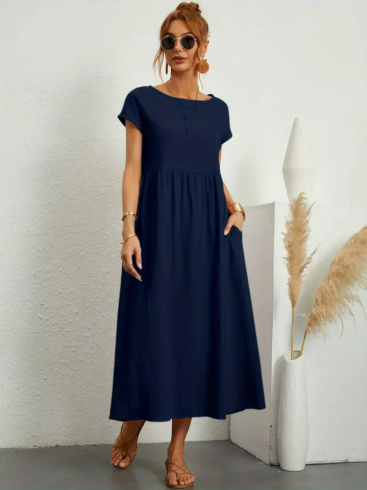 SEGOVIA | Effortless Midi Dress with Timeless Elegance