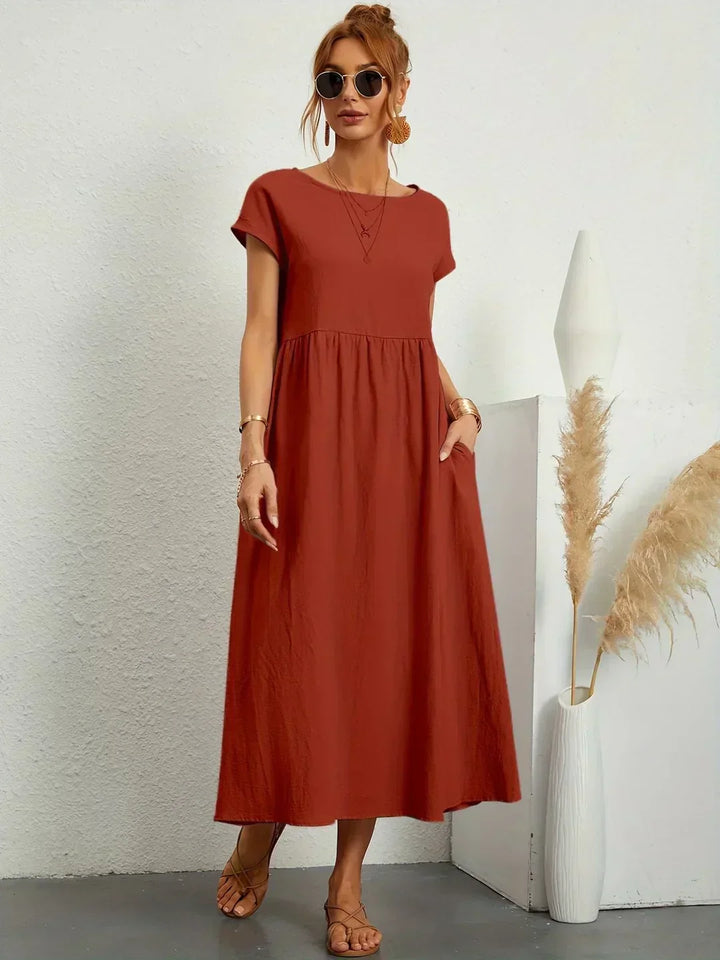 SEGOVIA | Effortless Midi Dress with Timeless Elegance