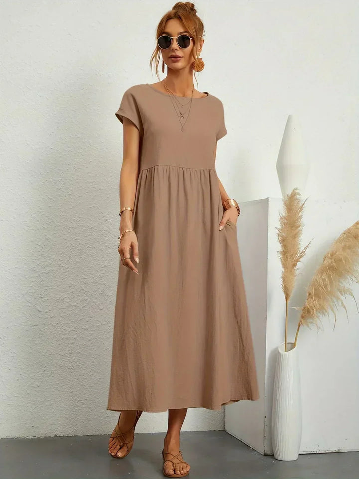 SEGOVIA | Effortless Midi Dress with Timeless Elegance