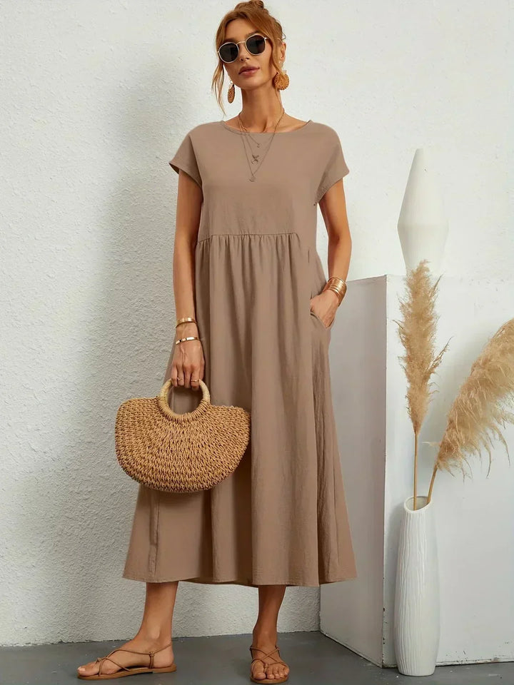 SEGOVIA | Effortless Midi Dress with Timeless Elegance