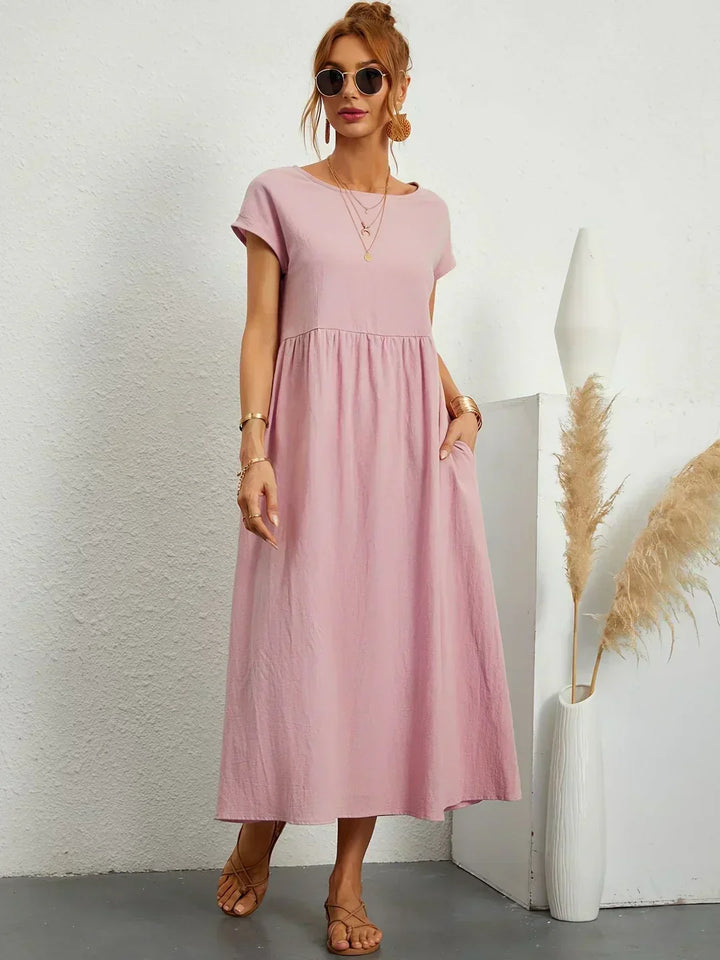 SEGOVIA | Effortless Midi Dress with Timeless Elegance