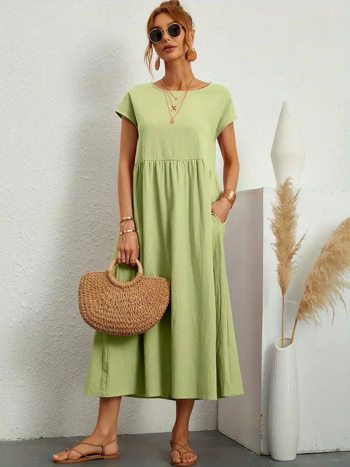 SEGOVIA | Effortless Midi Dress with Timeless Elegance