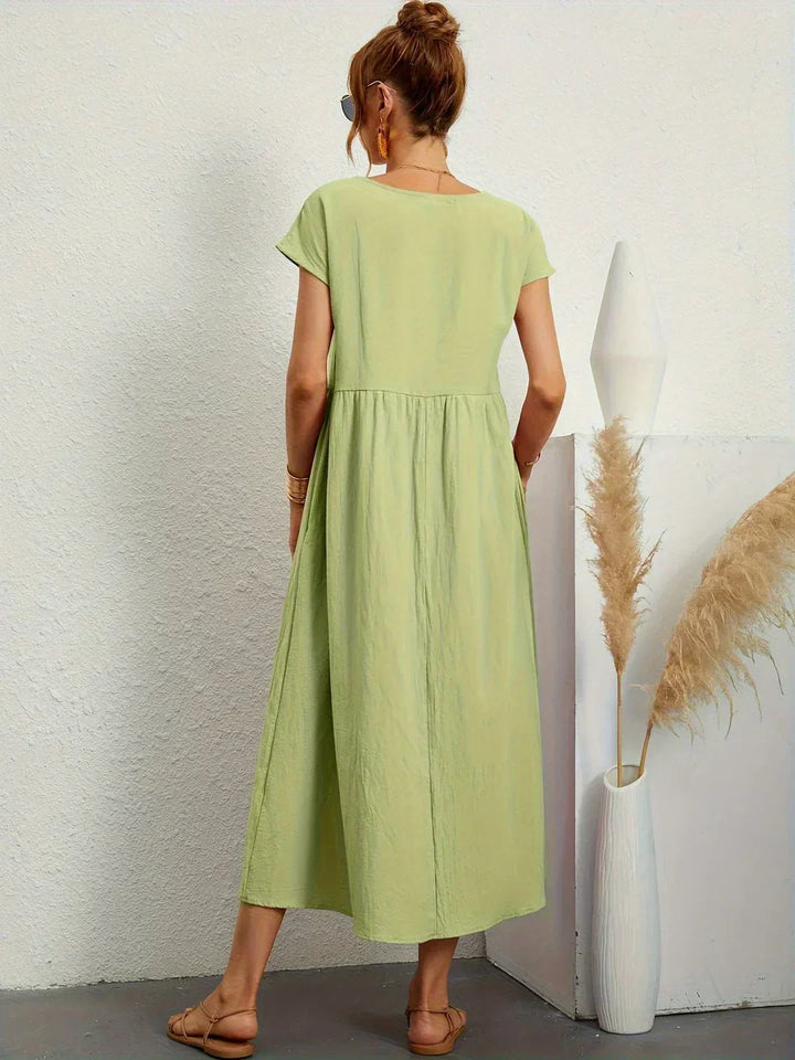 SEGOVIA | Effortless Midi Dress with Timeless Elegance