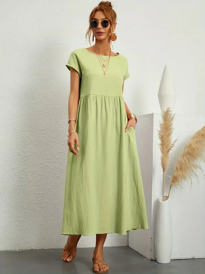 SEGOVIA | Effortless Midi Dress with Timeless Elegance