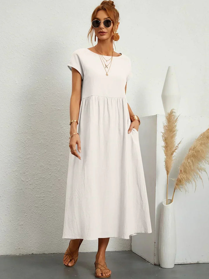 SEGOVIA | Effortless Midi Dress with Timeless Elegance
