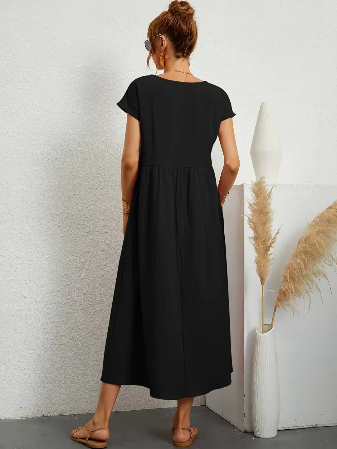 SEGOVIA | Effortless Midi Dress with Timeless Elegance