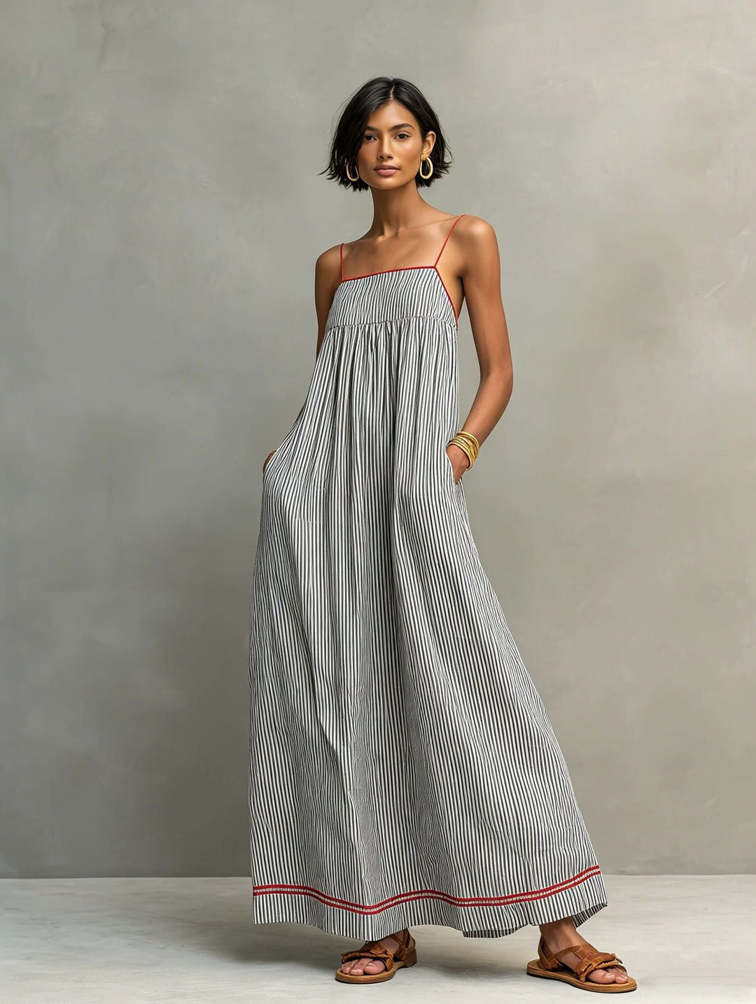 Lena | Elegant Sleeveless Maxi Dress