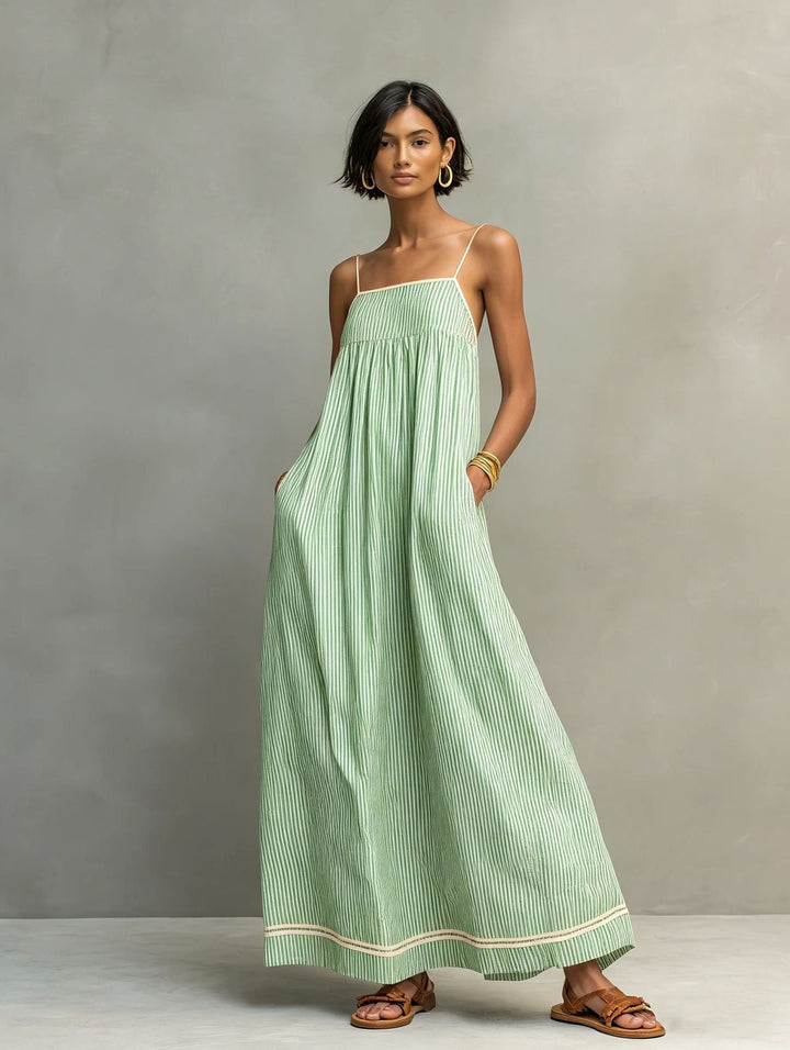 Lena | Elegant Sleeveless Maxi Dress