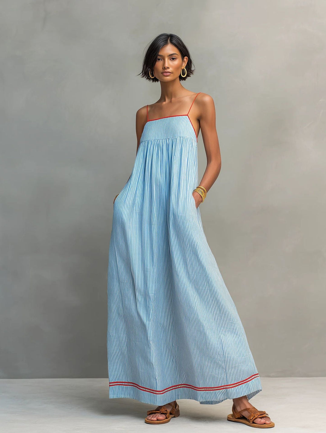 Lena | Elegant Sleeveless Maxi Dress
