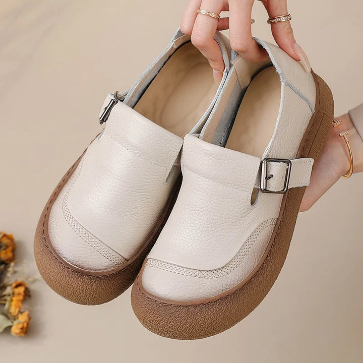 Sarah | Comfortable Orthopedic Leather Shoes | Easy Slip-On