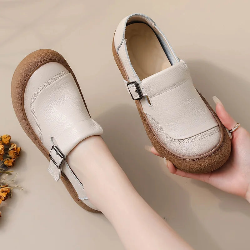 Sarah | Comfortable Orthopedic Leather Shoes | Easy Slip-On