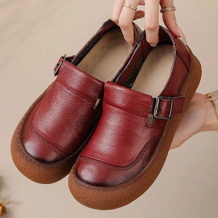 Sarah | Comfortable Orthopedic Leather Shoes | Easy Slip-On
