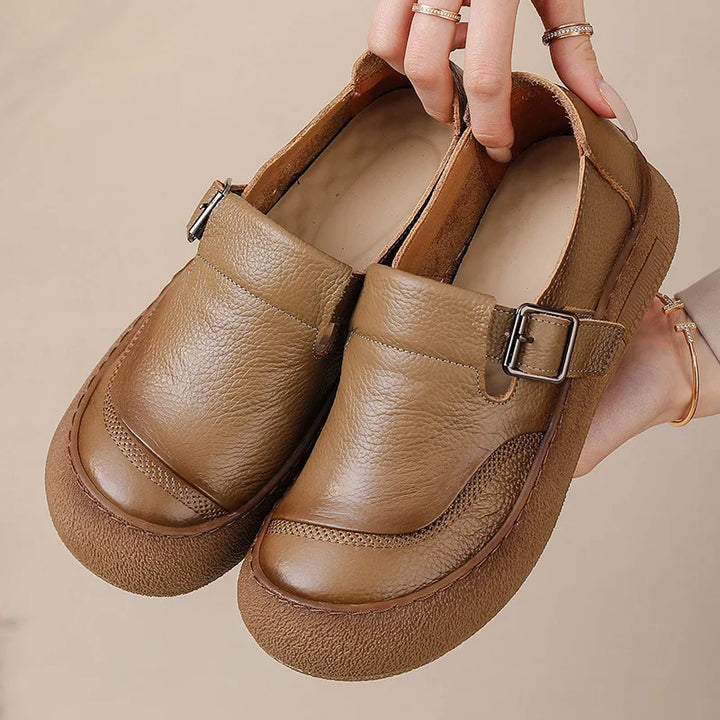 Sarah | Comfortable Orthopedic Leather Shoes | Easy Slip-On