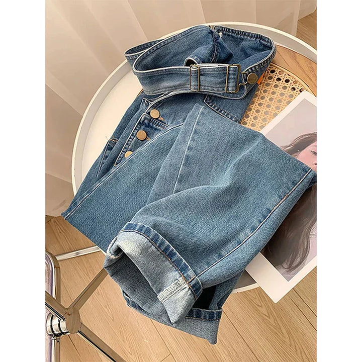 Harper™ | Straight Leg Bib Denim Overalls
