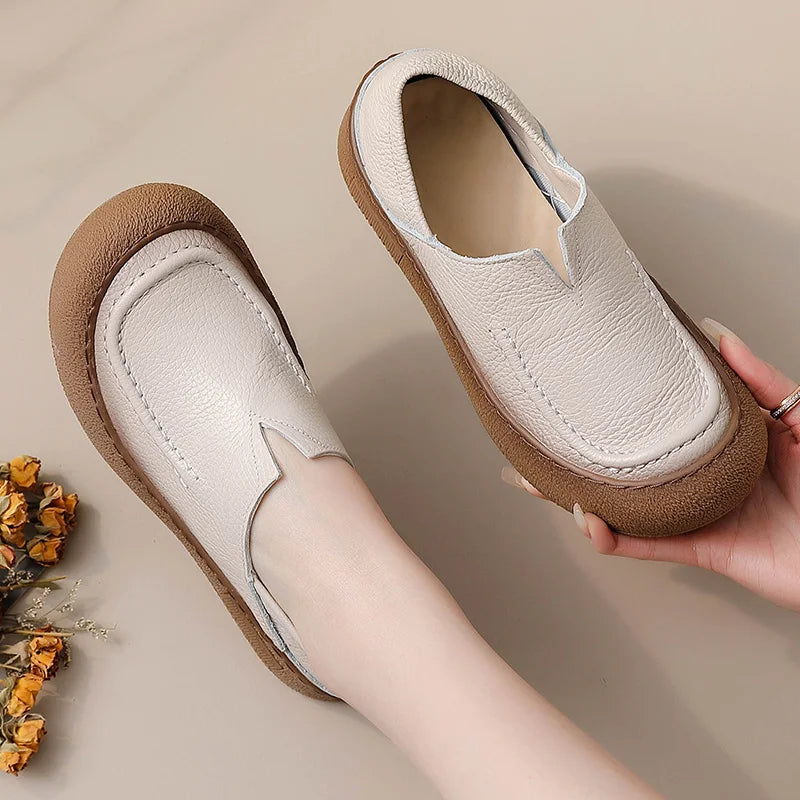Sarah | Comfortable Orthopedic Leather Shoes | Easy Slip-On