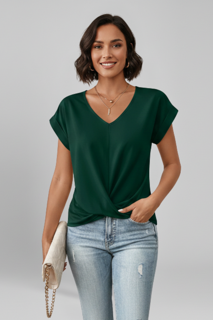 Ava™ | Blouse with V-Neck