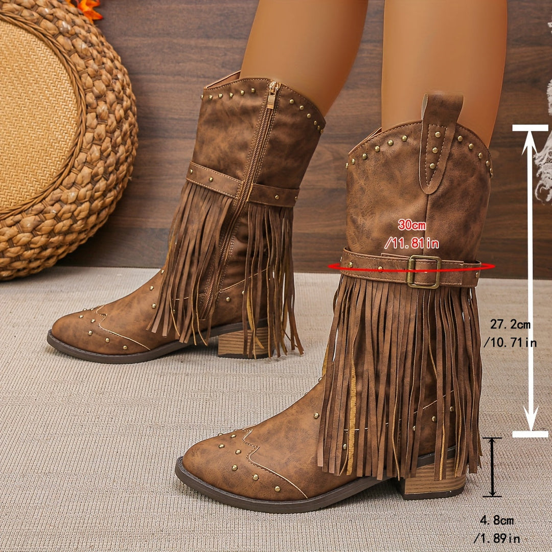 Cheyenne | Vintage Tassel Cowboy Boots