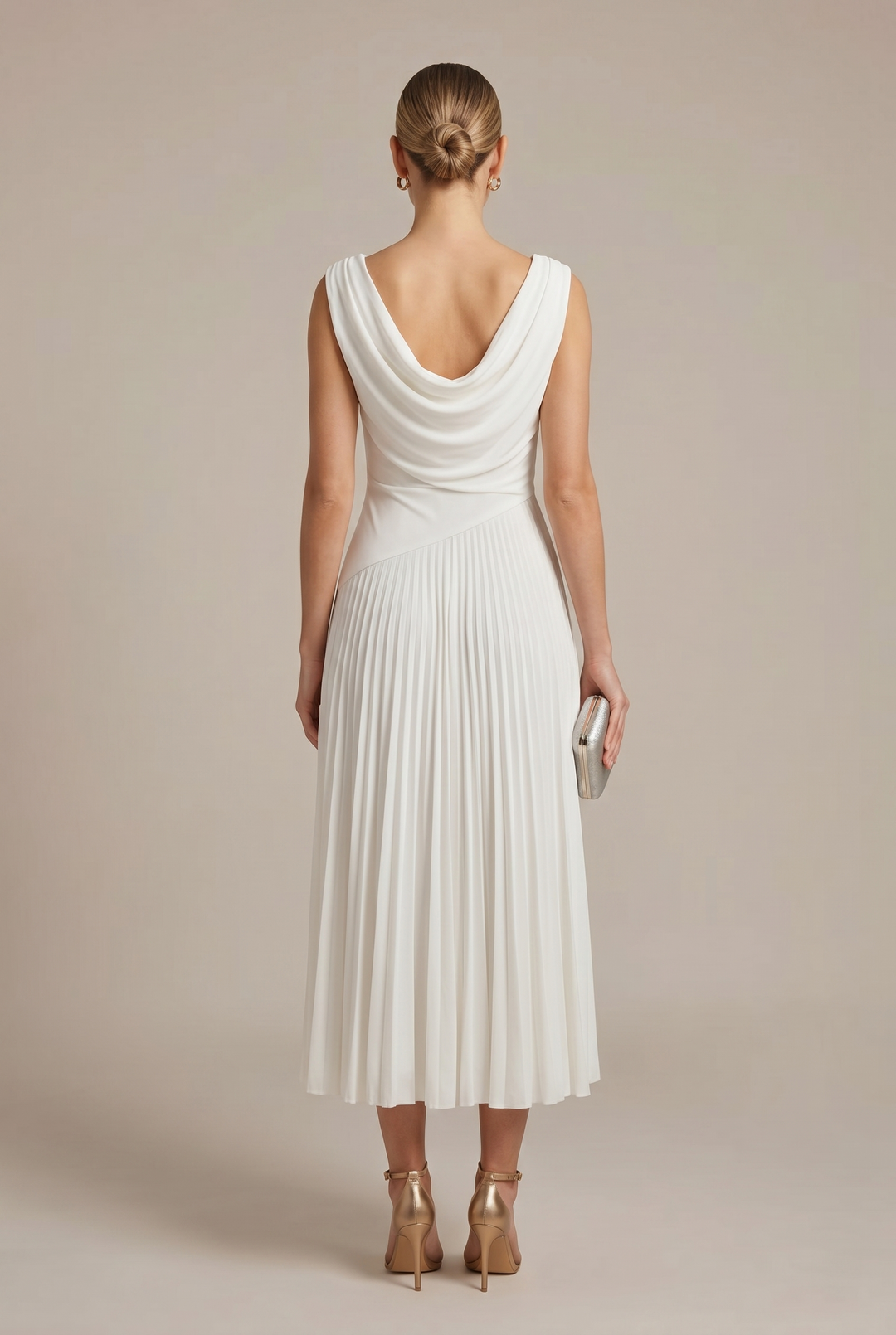 Lara | Draped Midi Dress
